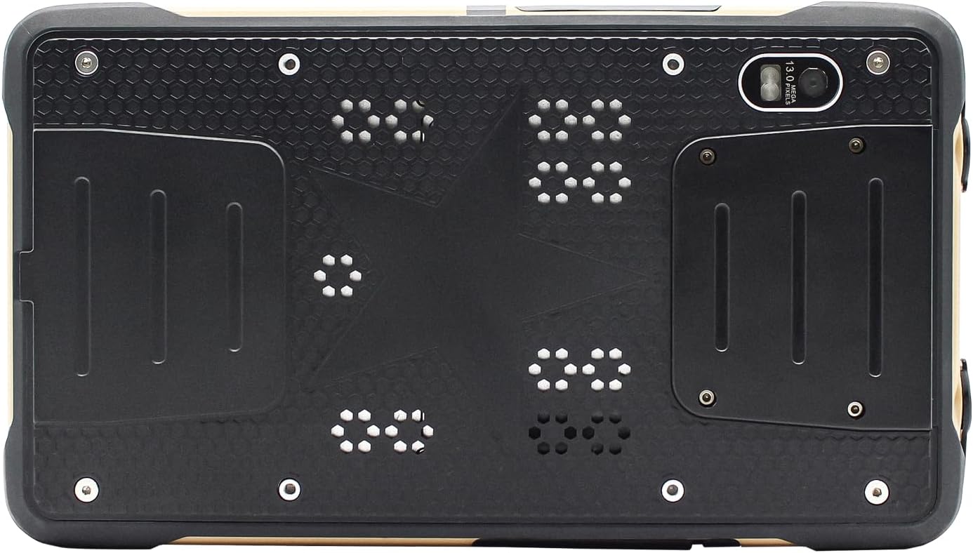 HUGEROCK X70 Rugged Android Tablet 7 Inch - 2600nits High Brightness GPS Tablet for Motorcycle Navigation, Waterproof Shockproof Outdoor Android 13 Tablets, 8GB+128GB, RS232, SMA External Antenna - Image 4