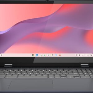 Lenovo IdeaPad Flex 3i Chromebook Laptop, Intel® UHD Graphics, 15.6” FHD Display, Intel Pentium N6000, 8GB RAM, 128GB SSD, 1920x1080 px, Touchscreen, Chrome OS, Abyss Blue
